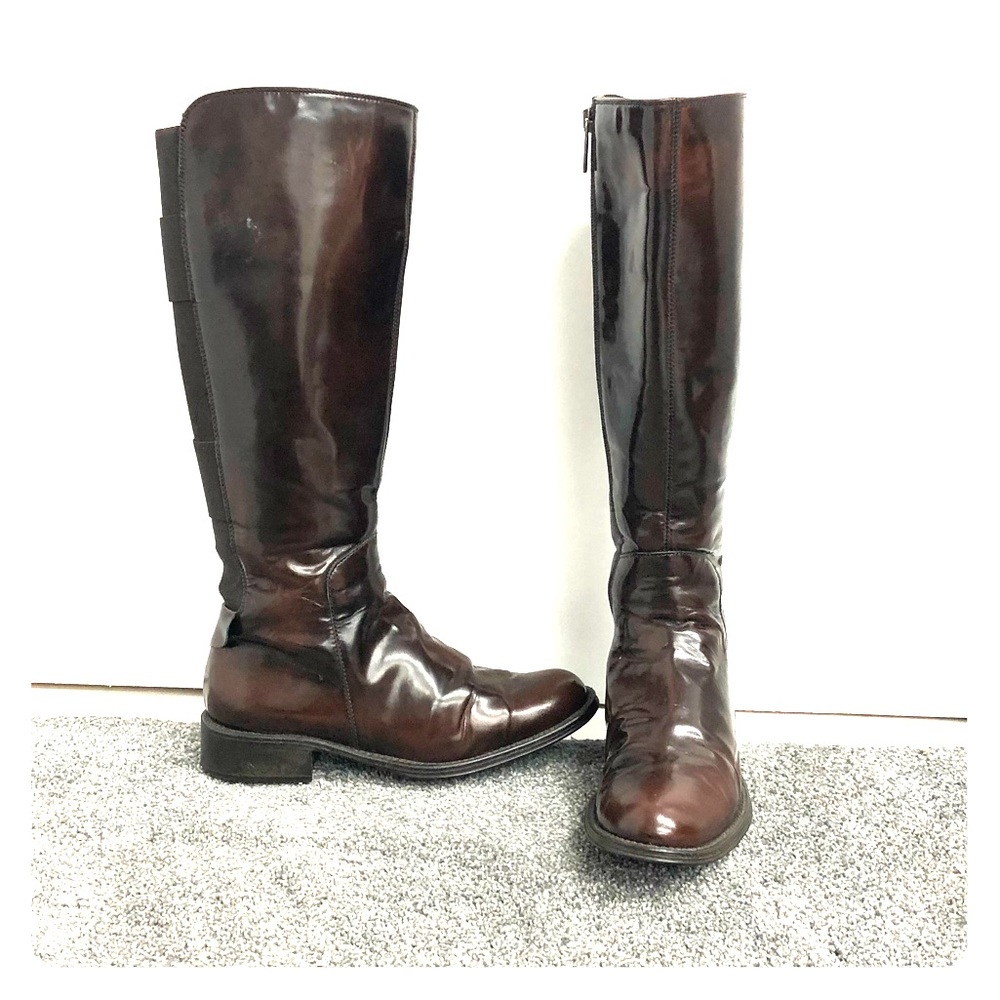 Aquatalia brown riding boots.  6.5